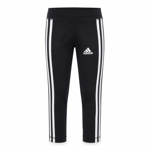 Adidas Girls Black Leggings - Size 5-6 Years, Activewear