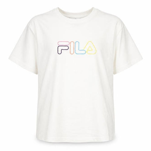 Fila Women's White T-Shirt, L, Casual Spring/Summer Look