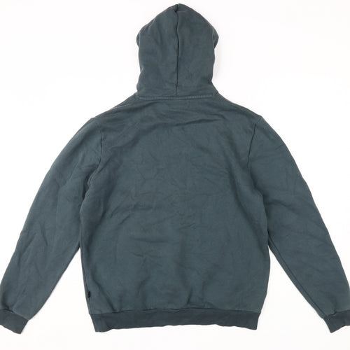 Puma Men's Green Hoodie, Medium, Graphic Print Pullover