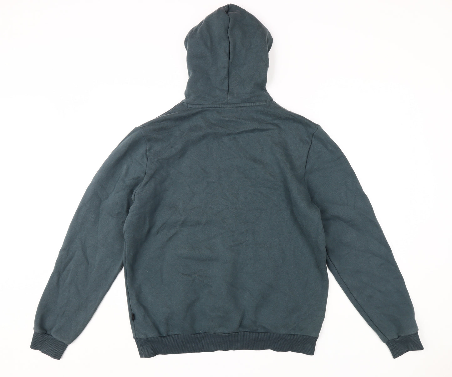 Puma Men's Green Hoodie, Medium, Graphic Print Pullover