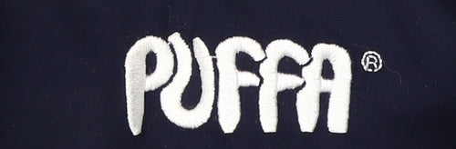 Puffa Women's Blue Vest M Full Zip Casual Waistcoat