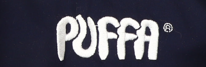 Puffa Women's Blue Vest M Full Zip Casual Waistcoat