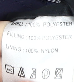 Puffa Women's Blue Vest M Full Zip Casual Waistcoat