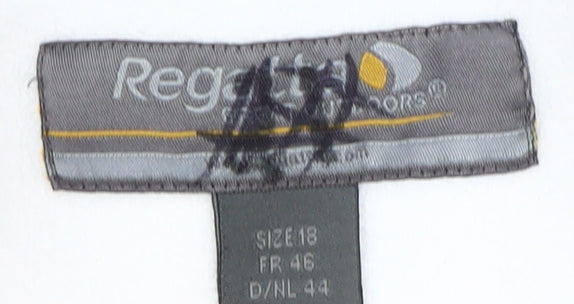 Regatta Women's Ivory Fleece Jacket Size 18 Full Zip