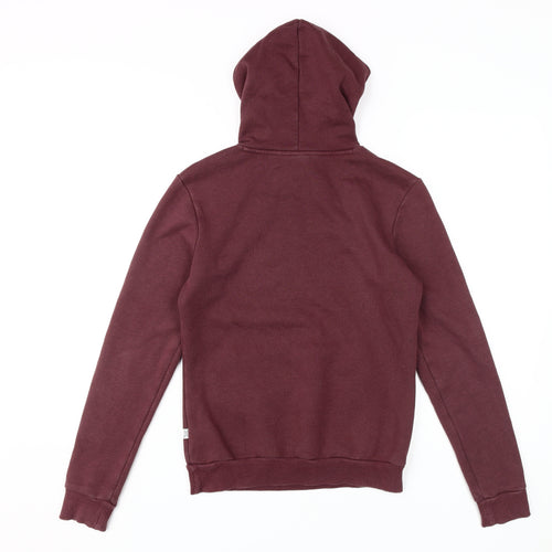 Puma Kids Red Pullover Hoodie Size 8 Unisex with Logo