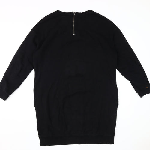 Superdry Women's Black T-Shirt Dress M