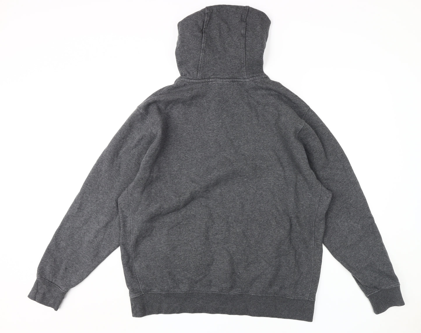 Nike Men's Grey XL Pullover Hoodie with Logo