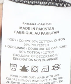 Nike Men's Grey XL Pullover Hoodie with Logo