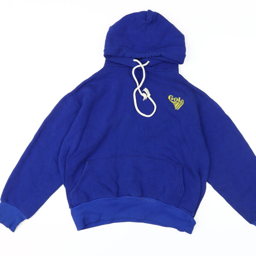 Gola Blue Pullover Hoodie, Unisex Adults, S, Casual, Logo