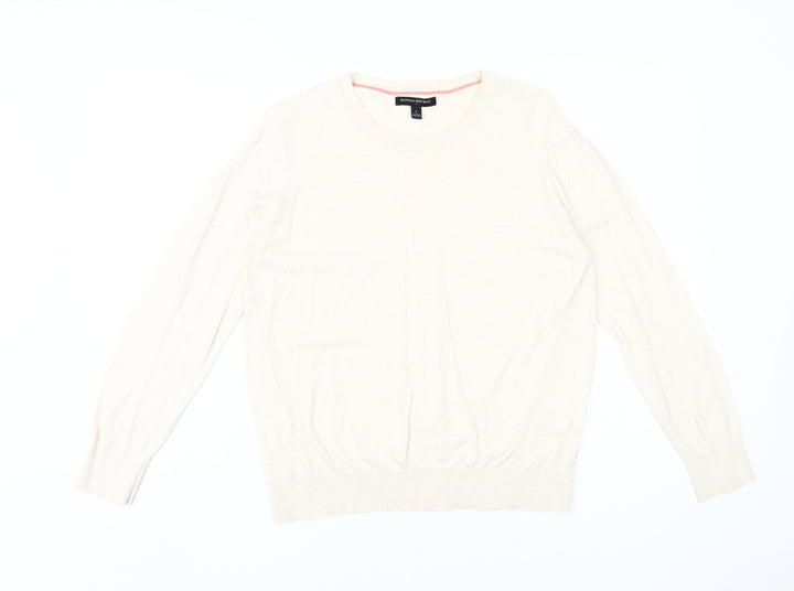 Banana Republic Women's Ivory Pullover Jumper L