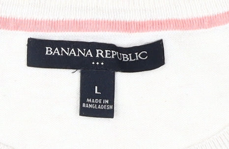 Banana Republic Women's Ivory Pullover Jumper L