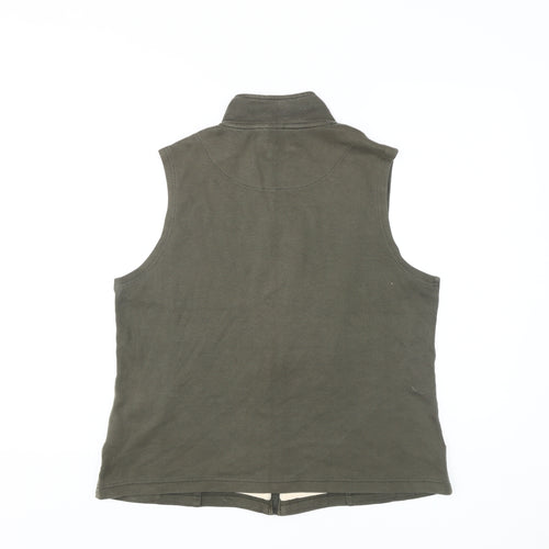 Olsen Women's Green Waistcoat - Size 16