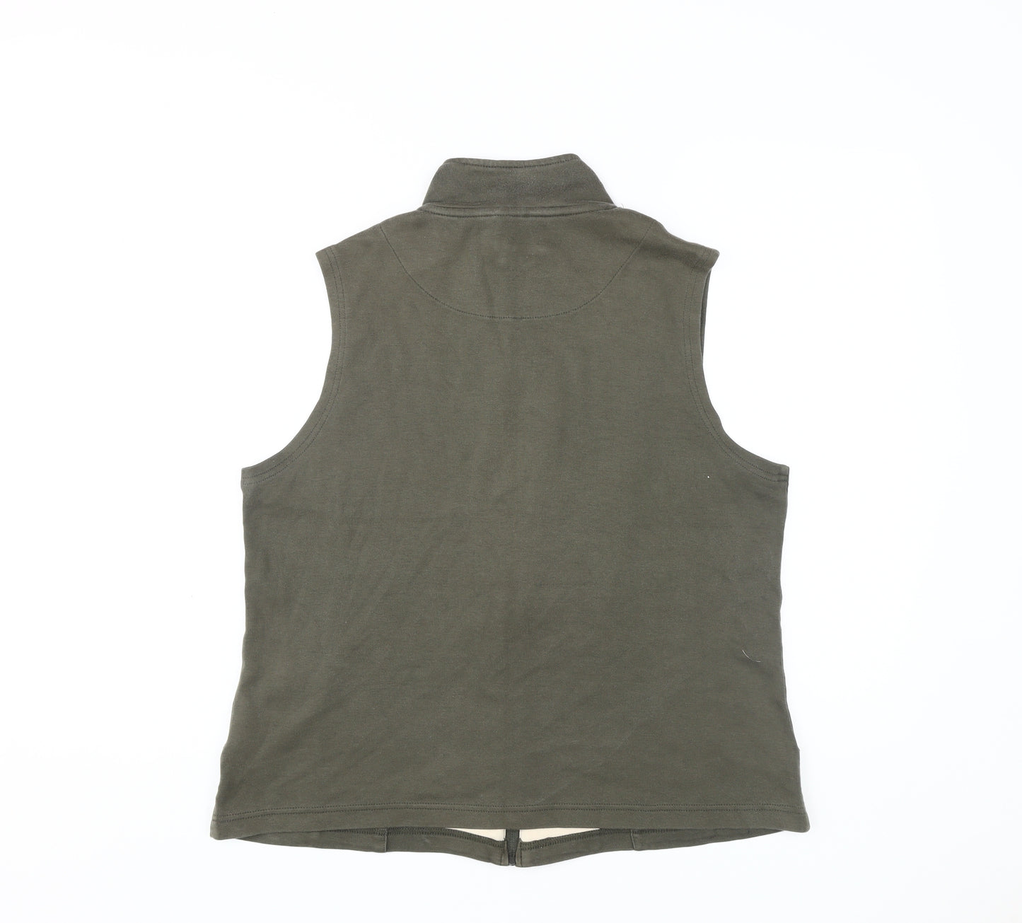 Olsen Women's Green Waistcoat - Size 16