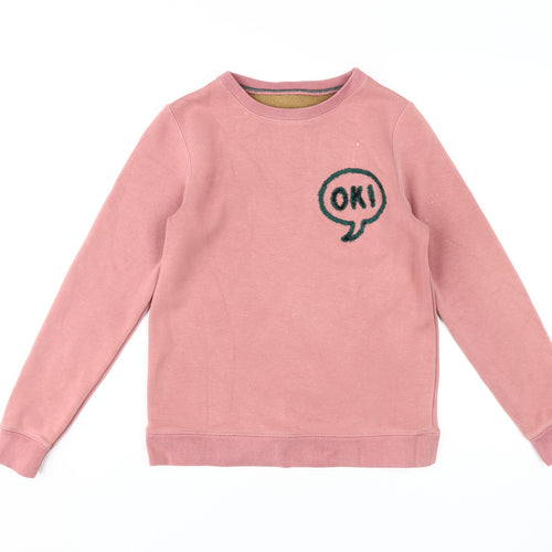 Mini Boden Pink Girls Sweatshirt 11-12 Years