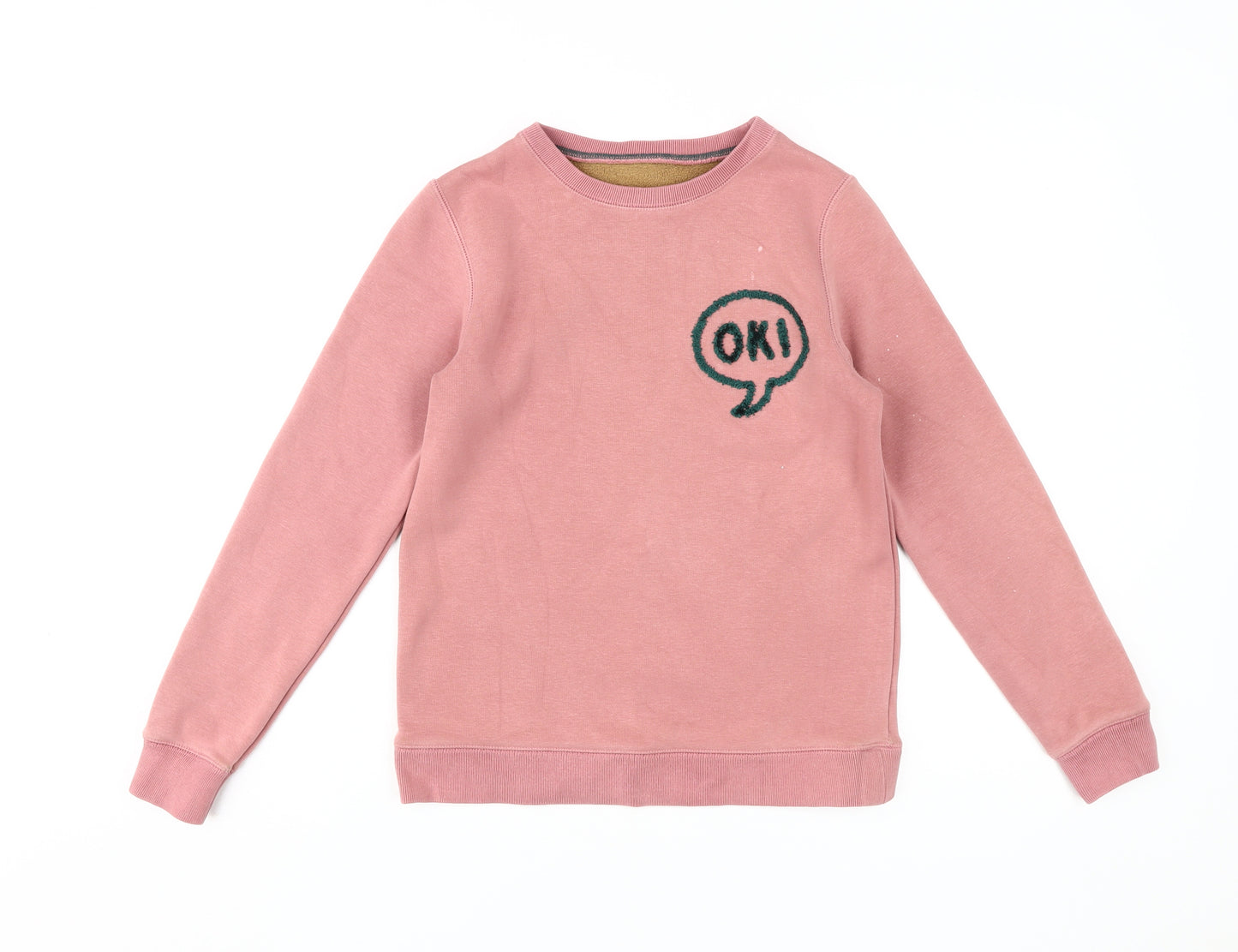 Mini Boden Pink Girls Sweatshirt 11-12 Years