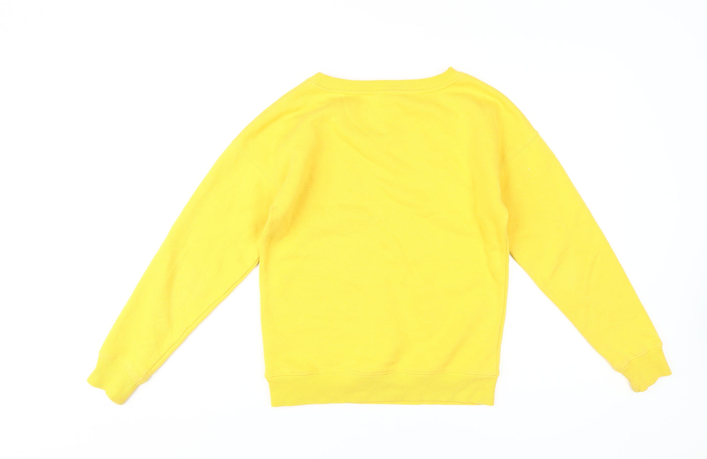 Next Women Yellow Star Sweatshirt Size 6