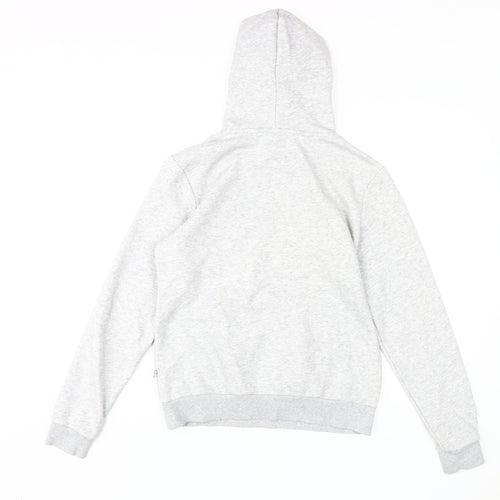 Puma Women's Grey Pullover Hoodie Size 12 with Logo Accents