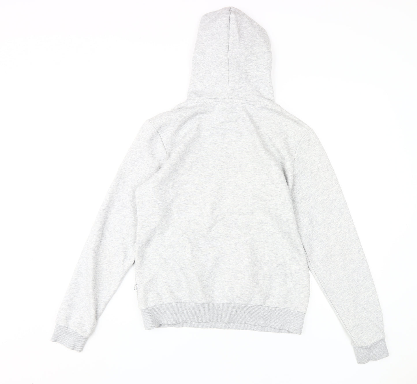 Puma Women's Grey Pullover Hoodie Size 12 with Logo Accents