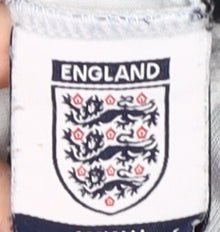 Next Men's Blue Full Zip Hoodie, Size M - England Sports Theme