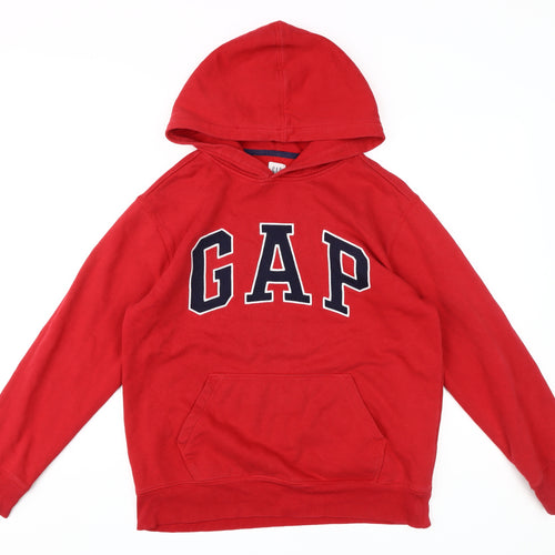 GAP Boys Red Pullover Hoodie, XL, Casual, Autumn, Winter