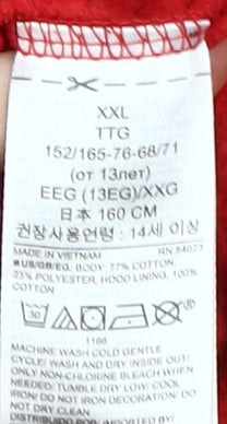 GAP Boys Red Pullover Hoodie, XL, Casual, Autumn, Winter