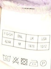 Damart Women's Purple Floral Jacket, M, Casual Zip Style