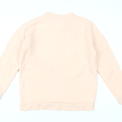Jack Wills Women's Pink Pullover Sweatshirt Size 8