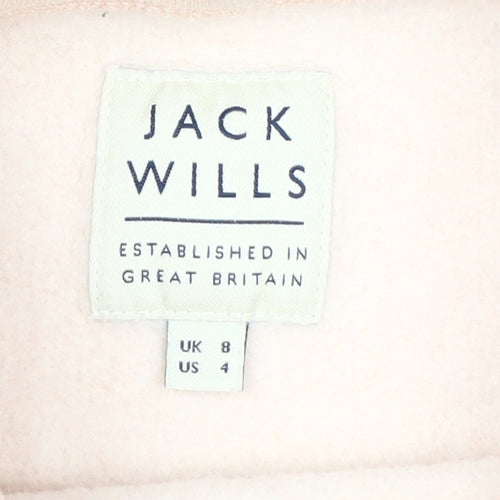 Jack Wills Women's Pink Pullover Sweatshirt Size 8