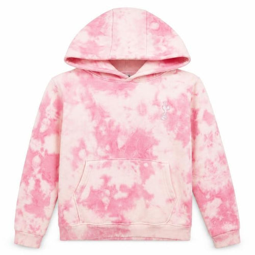 Official Merchandise Girls Pink Tie-Dye Pullover Hoodie 11-12Y