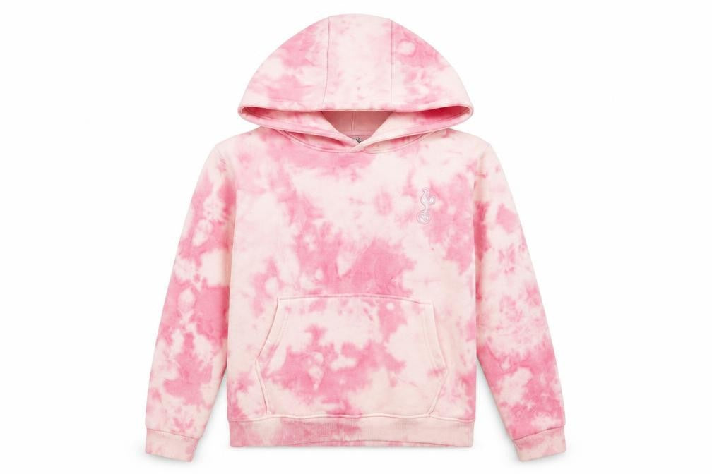 Official Merchandise Girls Pink Tie-Dye Pullover Hoodie 11-12Y