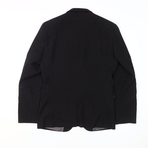 Next Men's Black Regular Fit Blazer Jacket 38R