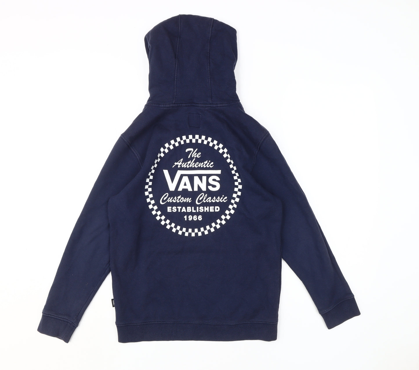 Vans Boys Blue Pullover Hoodie M - Skate Style