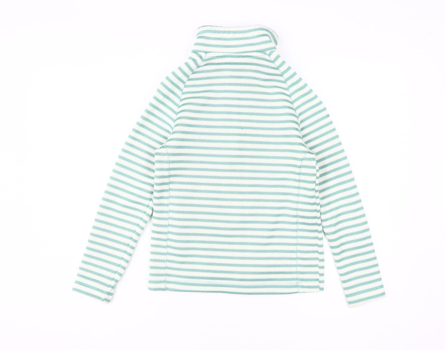 Craghoppers Girls Green Striped Full Zip Sweatshirt 10-11 Years