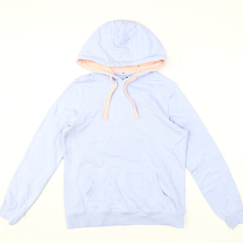 Crew Clothing Women’s Blue Pullover Hoodie, Size S
