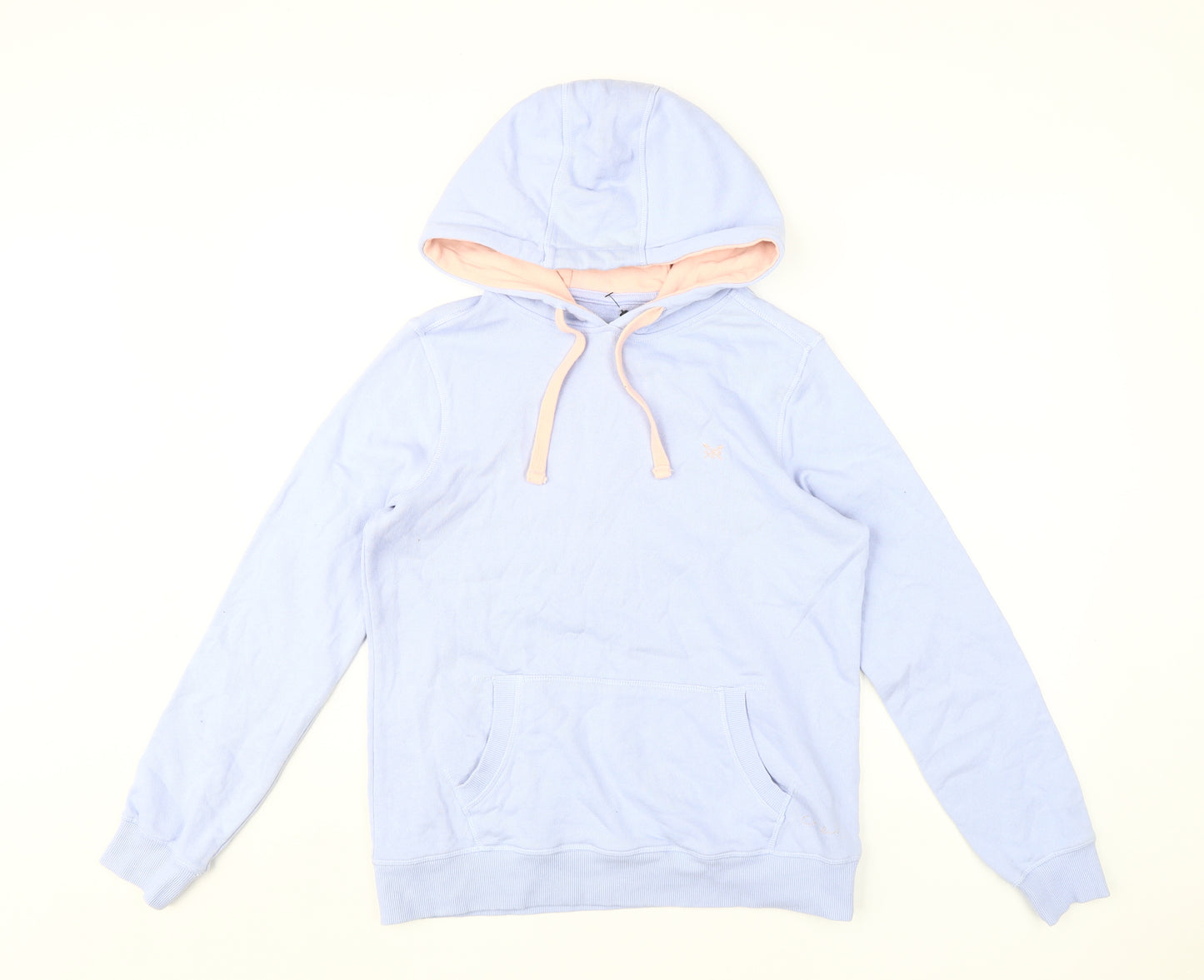 Crew Clothing Women’s Blue Pullover Hoodie, Size S