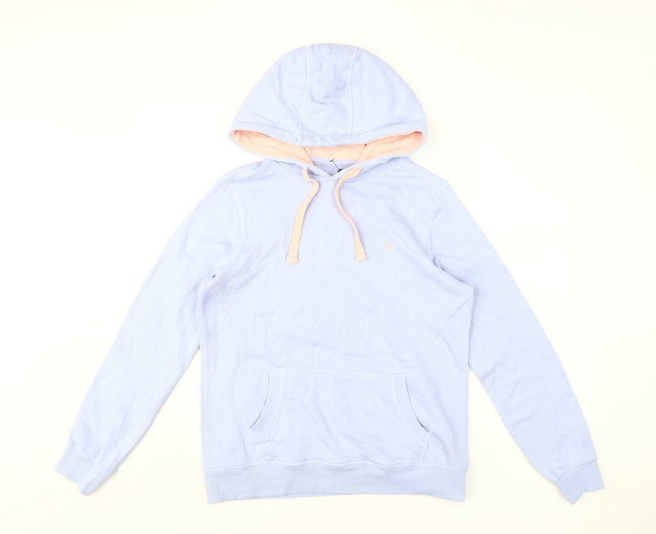 Crew Clothing Women’s Blue Pullover Hoodie, Size S