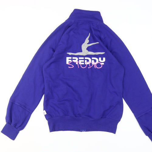 Freddy Women's Purple Full Zip Sweatshirt Size 12