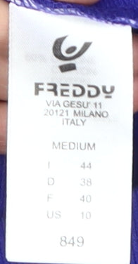 Freddy Women's Purple Full Zip Sweatshirt Size 12