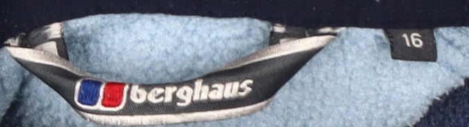 Berghaus Women's Blue Fleece Jacket - Size 16