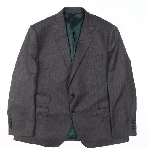 Marks and Spencer Men's Grey Wool Jacket 46S