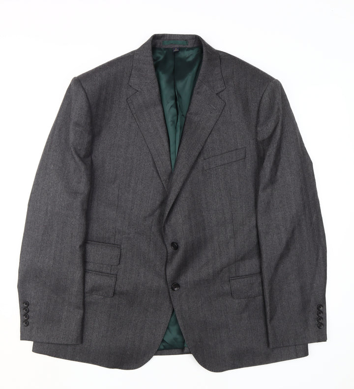Marks and Spencer Men's Grey Wool Jacket 46S