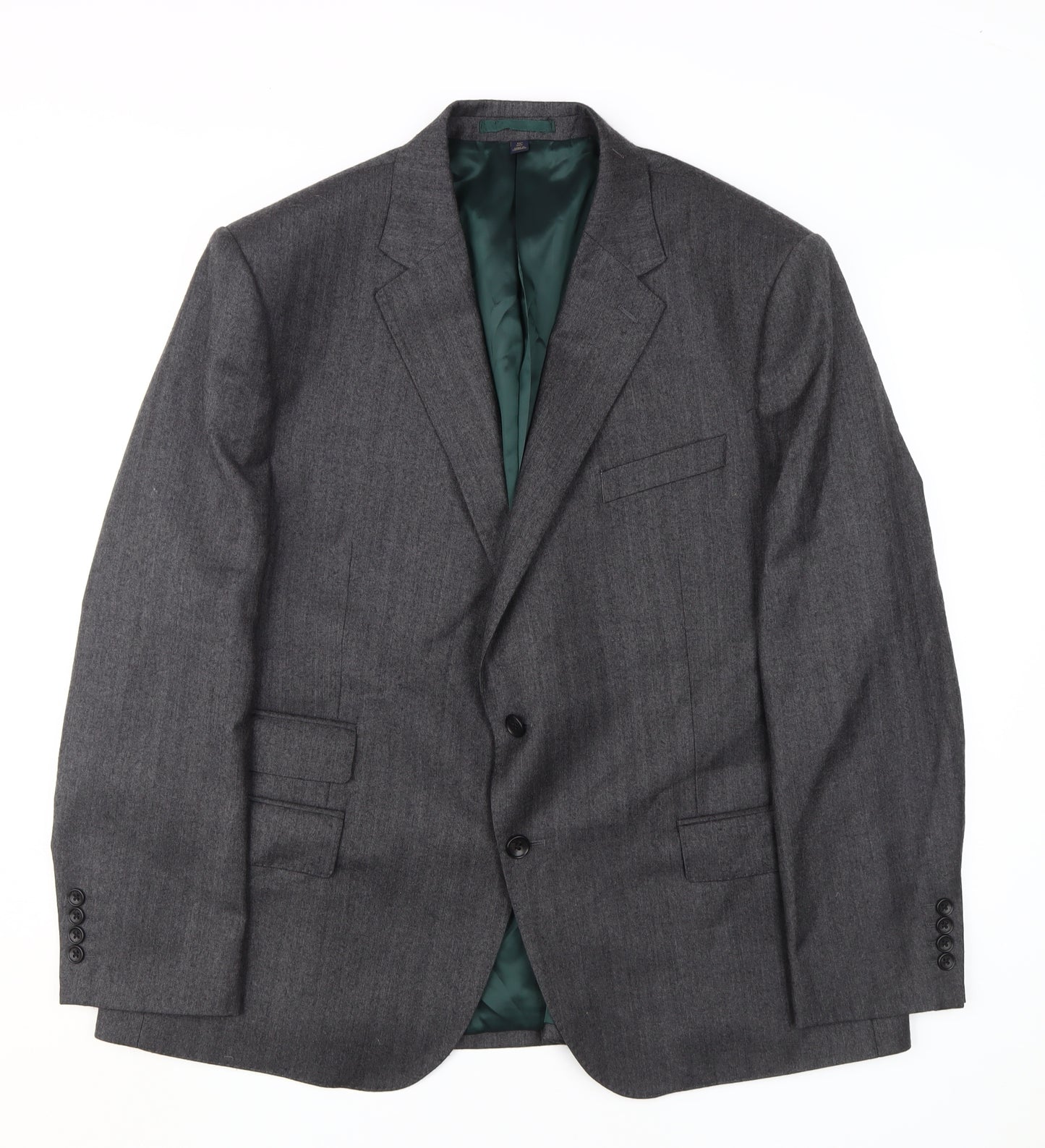 Marks and Spencer Men's Grey Wool Jacket 46S