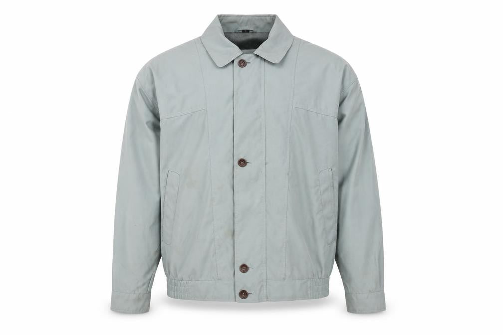 Front view of Dannimac Men's Green L Lightweight Casual Jacket