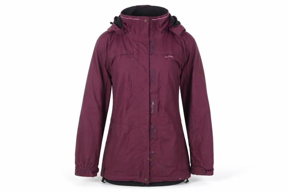 Craghoppers Women's Purple Rain Coat, Size 8, Hooded