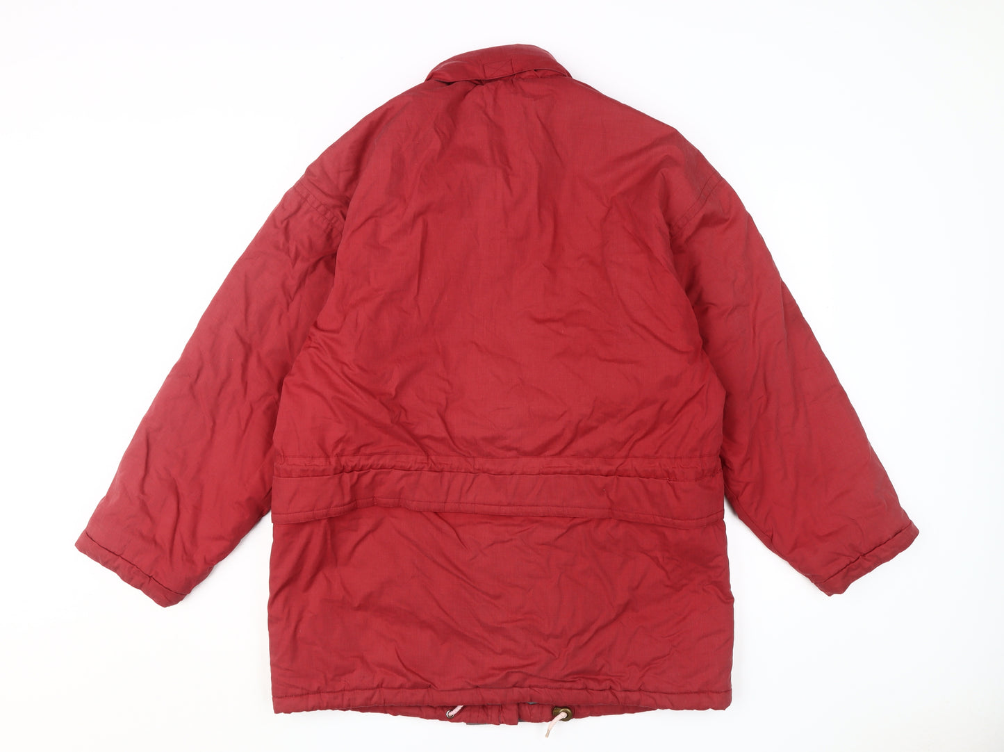 Hawkshead Men's Red Parka Jacket, M, Stand-Up Collar