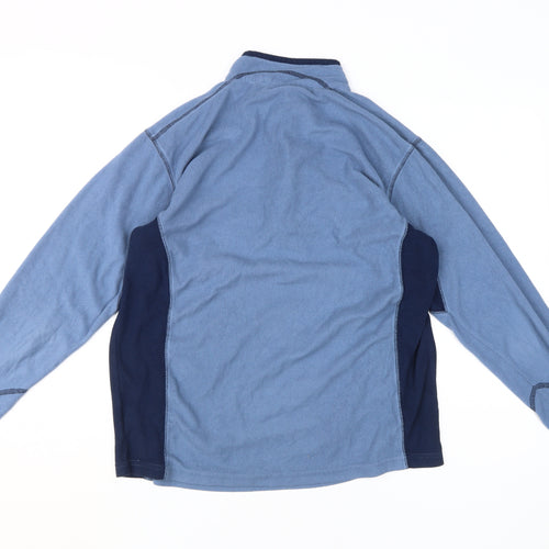 Columbia Men's Blue Pullover Fleece Sweatshirt, M