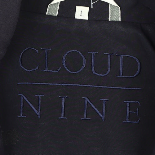 Cloud Nine Men's Blue Mid-Length Jacket Large