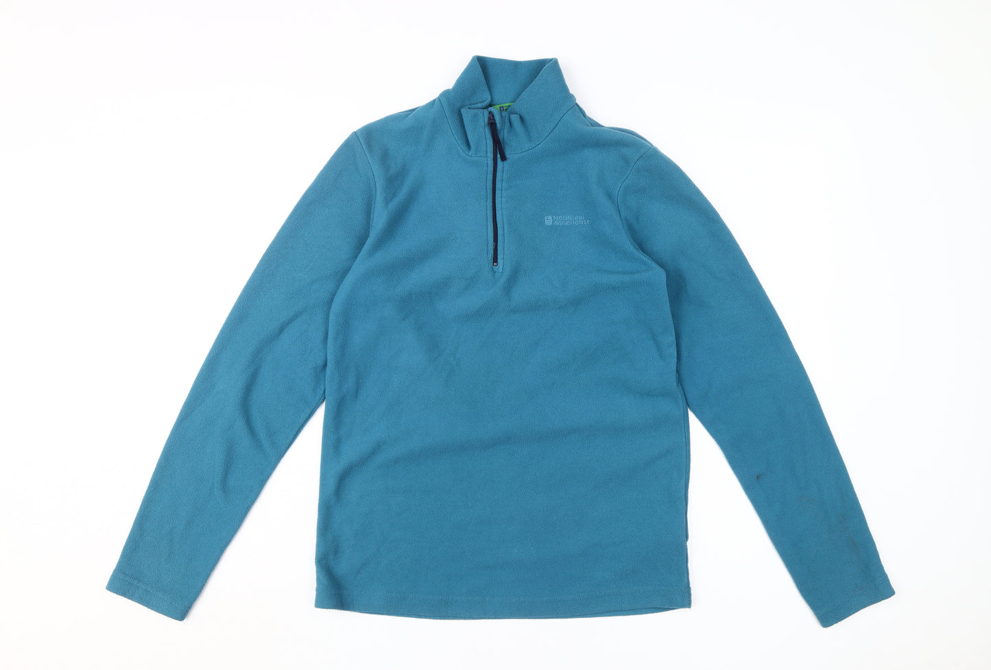 Mountain Warehouse Boys Blue 1/4 Zip Fleece Sweatshirt