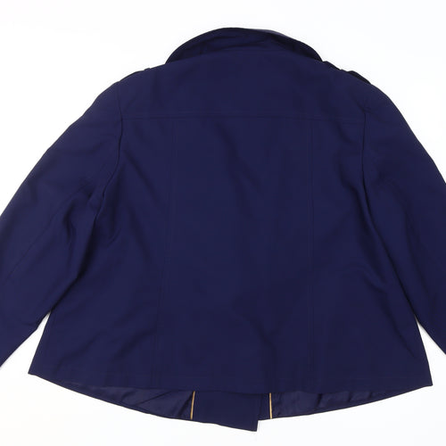 Marks and Spencer Women’s Blue Pea Coat Size 22