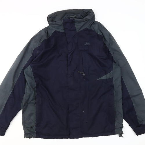 Trespass Men's Blue Waterproof Jacket L